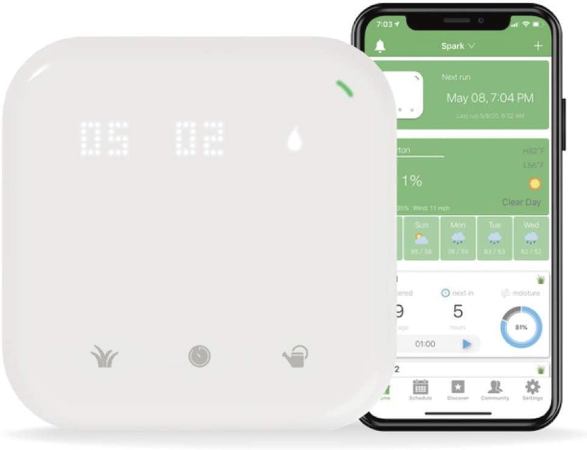Slimme WiFi Irrigatieregelaar met Weersvoorspelling en Afstandsbediening - 8 Zones