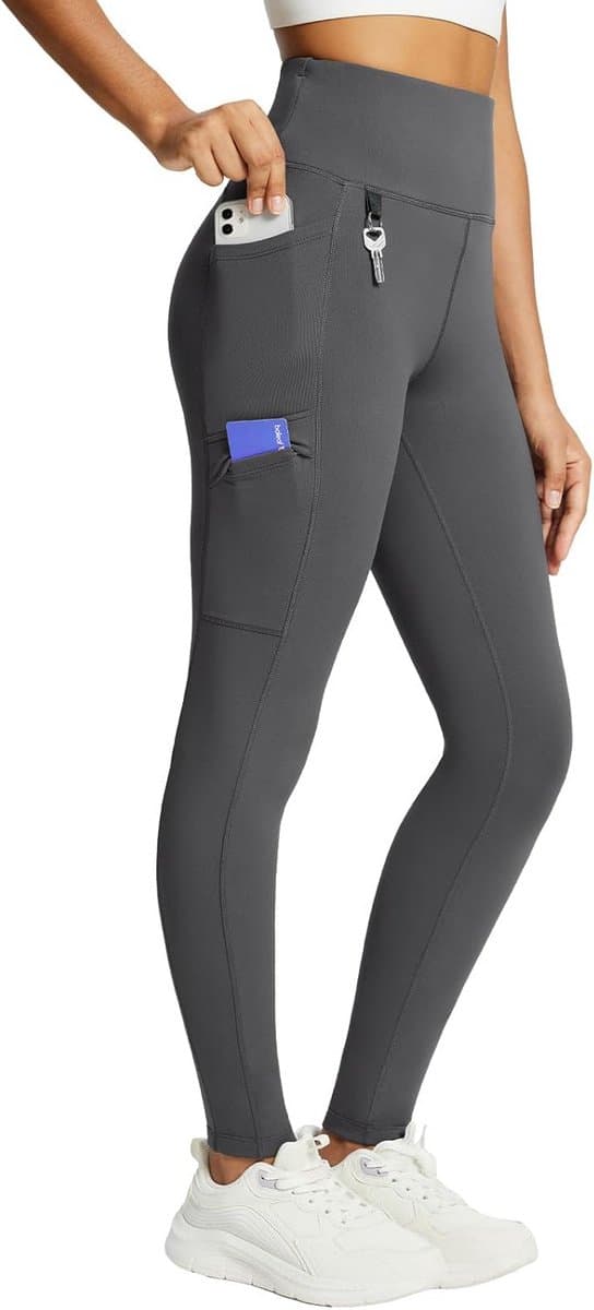 Warme Thermolegging voor Dames met Fleece Voering voor Wintersport en Wandelen