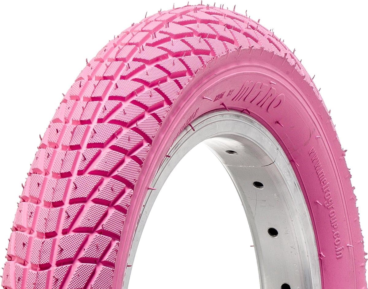 AMIGO M-1500 buitenband - Fietsband 12 inch - ETRTO 50-203 - Roze