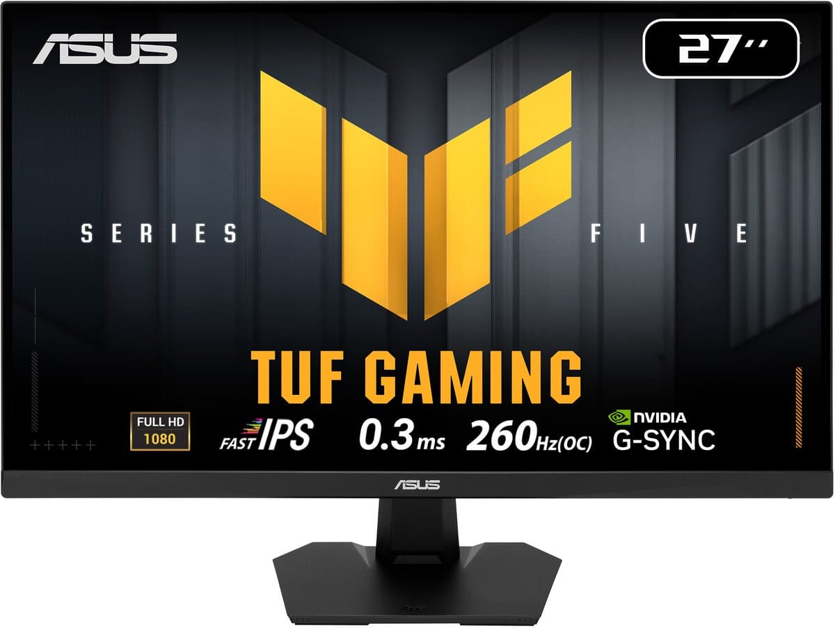 ASUS TUF Gaming VG279QM5F - FHD Fast IPS Gaming Monitor - 240hz - 1ms - Speakers - 27 inch