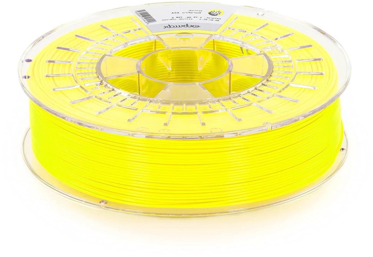 3D Printer Filament - Draad ASA Filament - Industrieel Printen - UV- en Weerbestendig - 1.75mm 750gr - Neon Geel