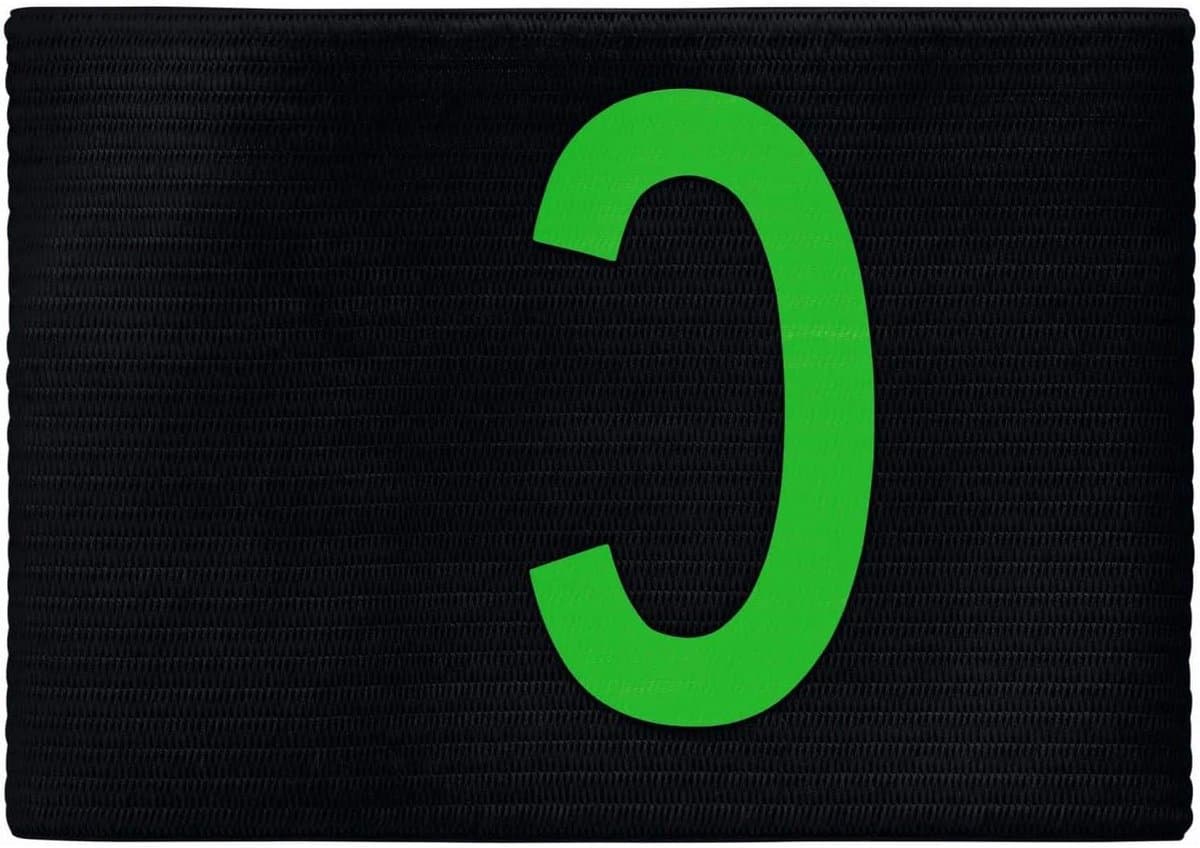 Aanvoerdersband Voetbal - Kapiteinsband Band - Wedstrijd Aanvoeren - Anti-slip Binnenkant - 1 maat - Zwart