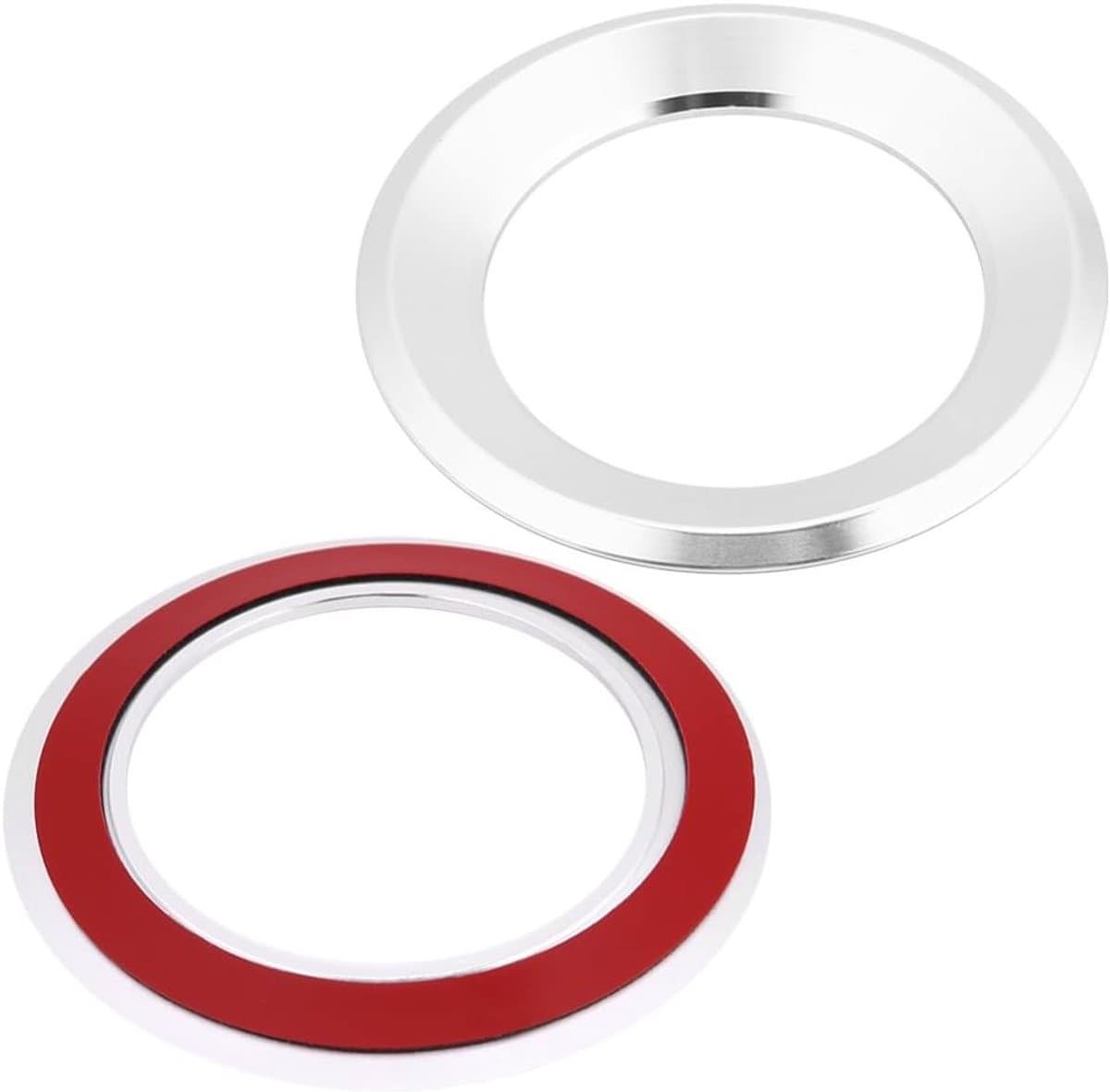 Aluminium Stuurwielring in 3 Kleuren - Stijlvolle Stuurwielcover Trim voor Auto's, Verbeter Grip en Comfort