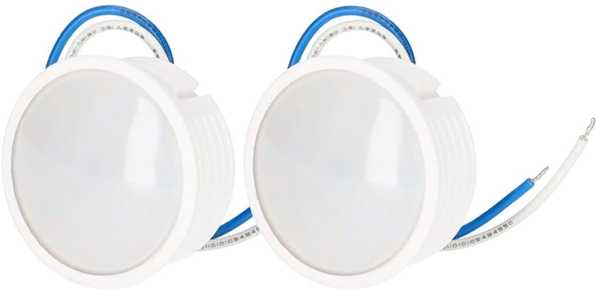 Kobi LED inbouwspot - 5W - 450lm - 3000K Warm Wit - 230V - Ø50mm - Voor keuken, gang en plafondspots - LED module - 2 stuks