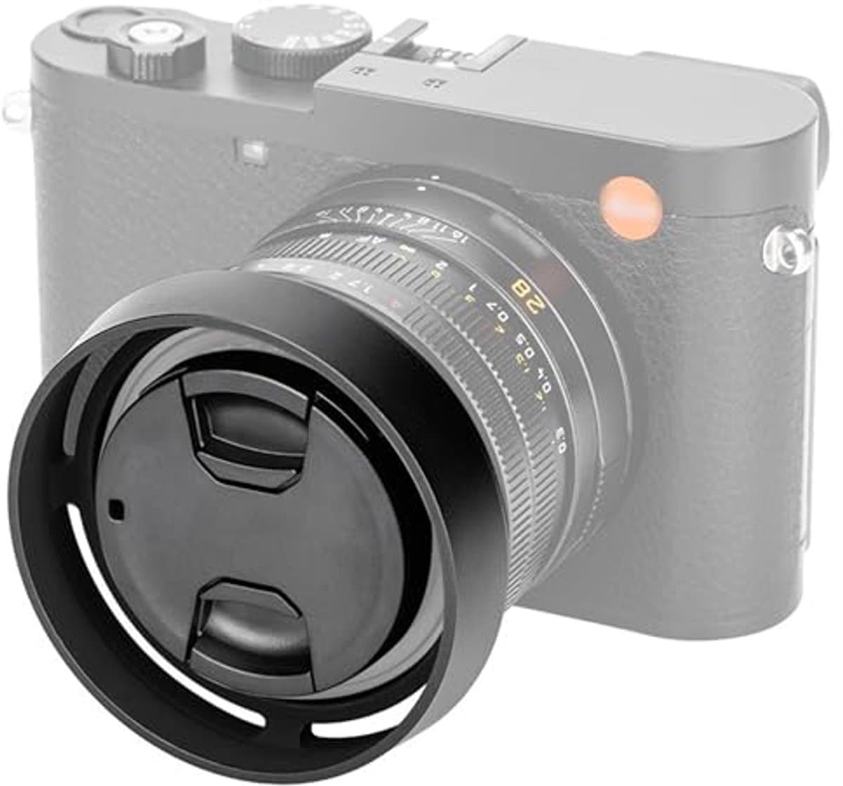 Ronde Lenzenkap voor Digitale Camera's - Metaal, Compatibel met Q3/Q2
