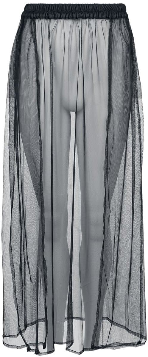 Gothicana doorzichtige rok met elastische tailleband - Dames - L
