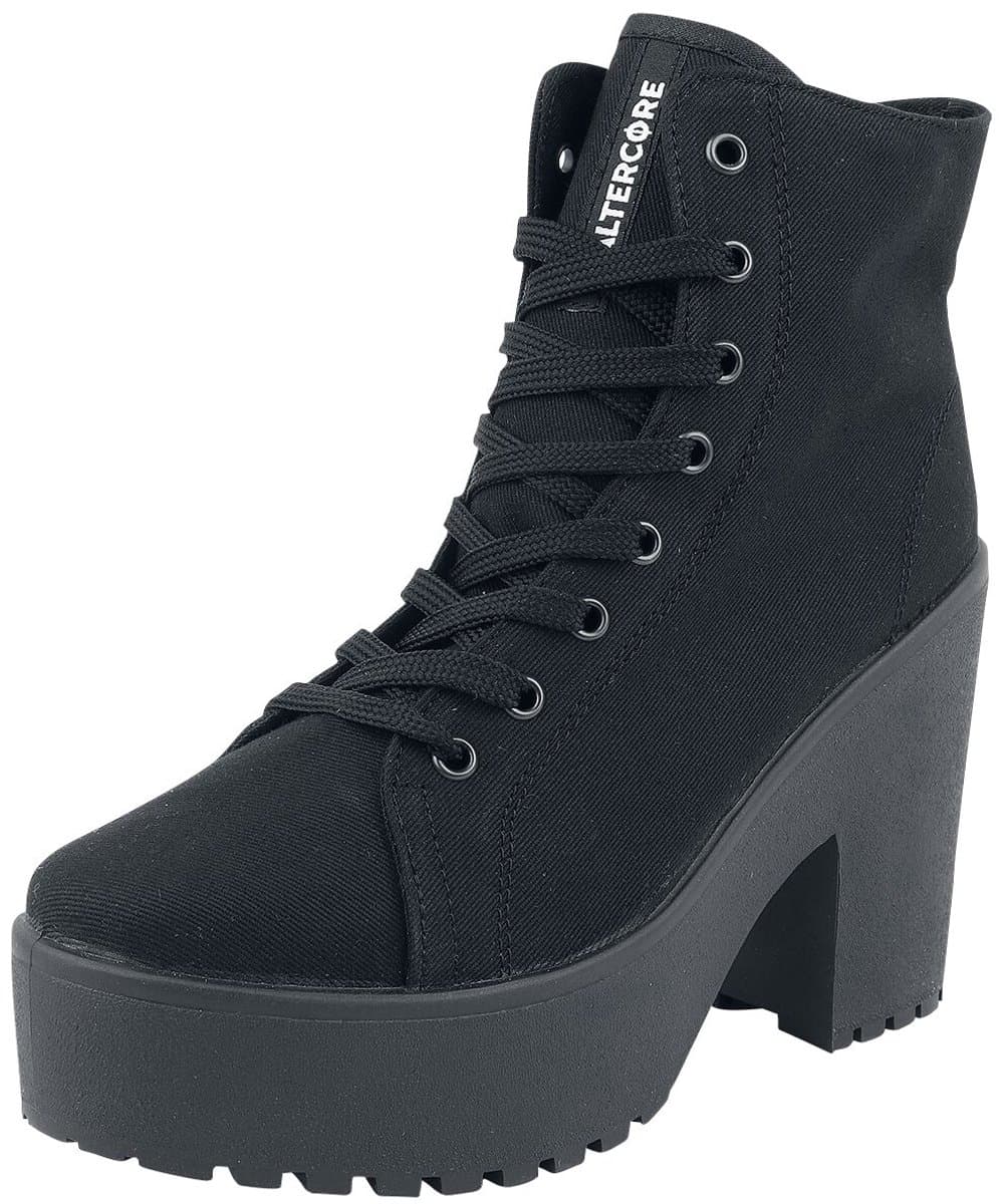 Altercore Roca Vegan Hoge hak zwart Textiel -