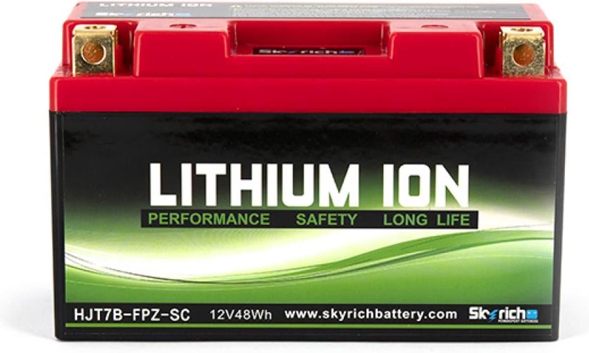 Batterie Lithium Skyrich pour Scooter MBK 250 Yp Skyliner 1996 à 2005 YT7B-BS / HJT7B-FPZ-SC / 12V 8Ah Neuf