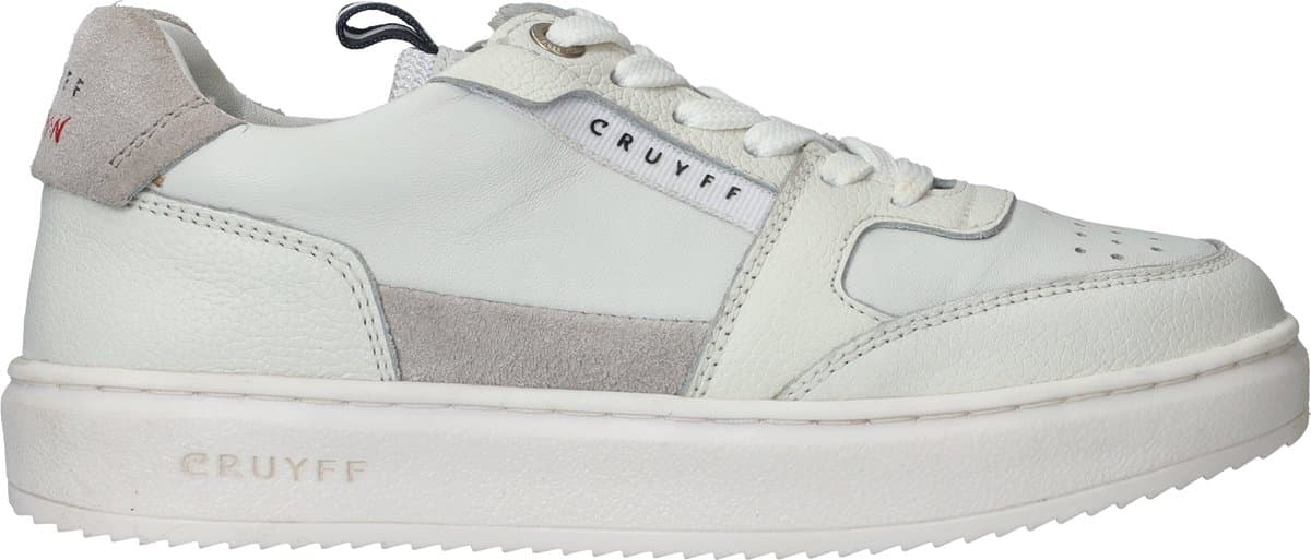 CRUYFF JUNIOR Endorsed Sneakers - Leren Sneaker - Jongens - Wit - Maat 33