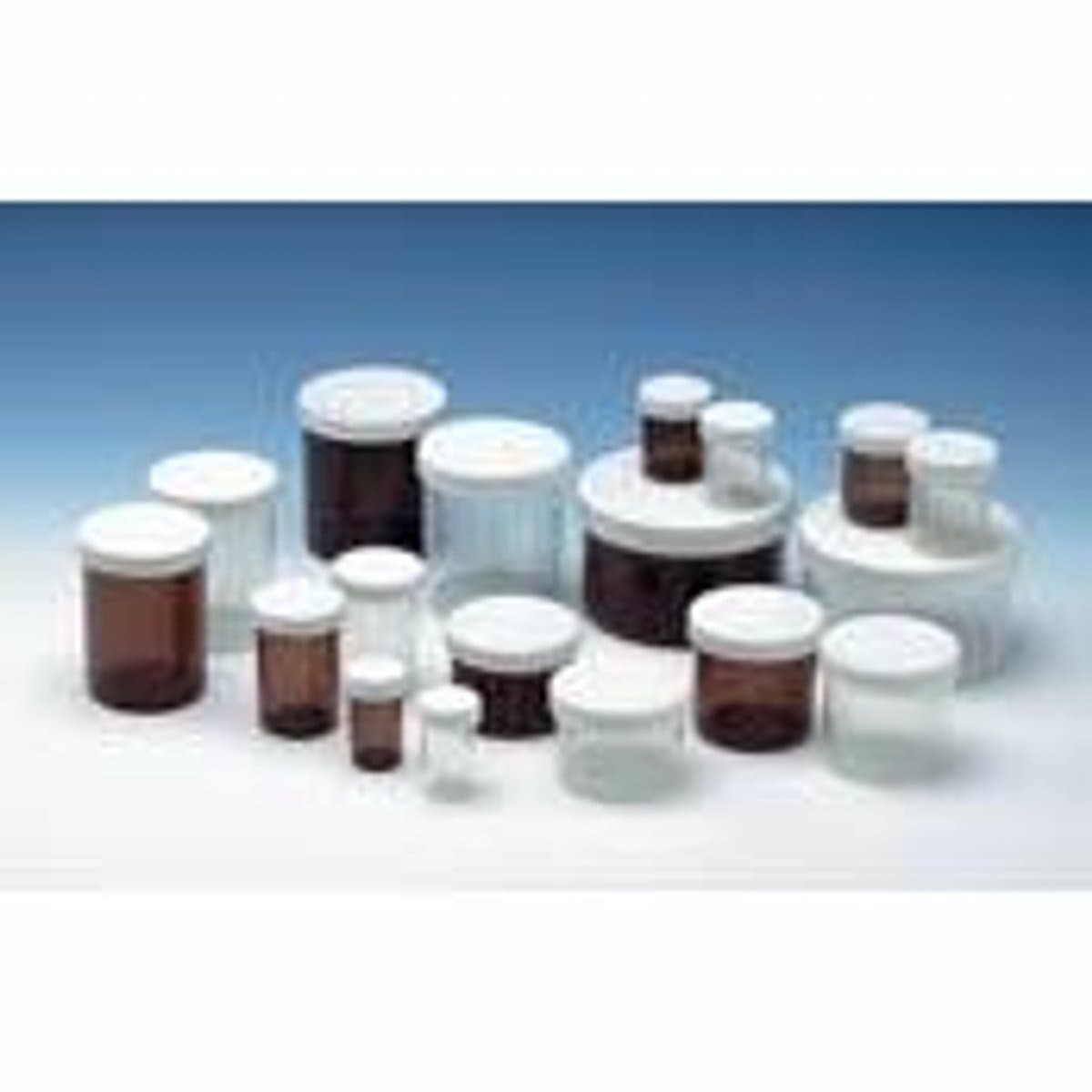 Spruyt Hillen Tabletflacon 40ml bruin met dop 80 Stuks