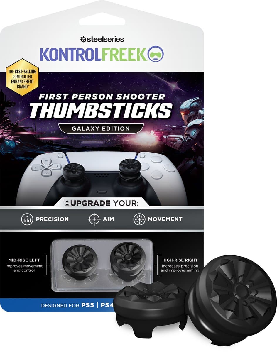 KontrolFreek FPS Galaxy Thumbsticks - Zwart - PS5/PS4