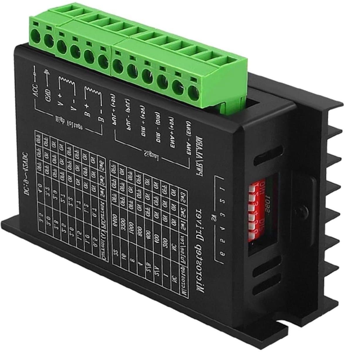 Stappenmotor Driver - Motor Controller - Automatiseringsapparatuur - Overstroom Beveiliging - 4A 9-42V - Grijs