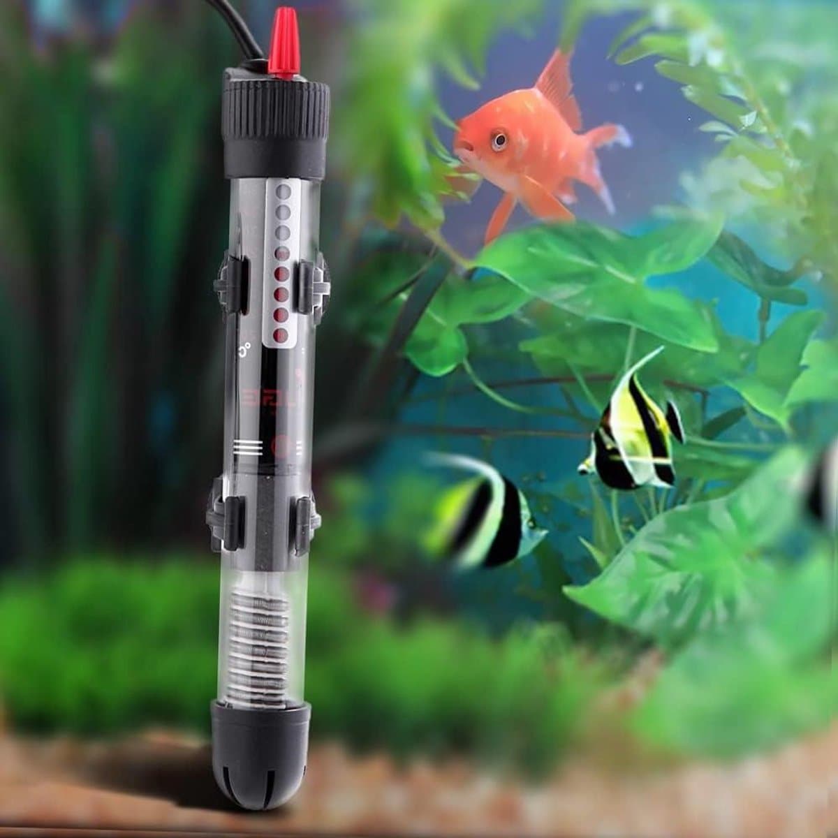 Aquarium Verwarmer - Water Verwarmer - Stabiele Watertemperatuur - Automatische Temperatuurregeling - 25 Watt - Zwart