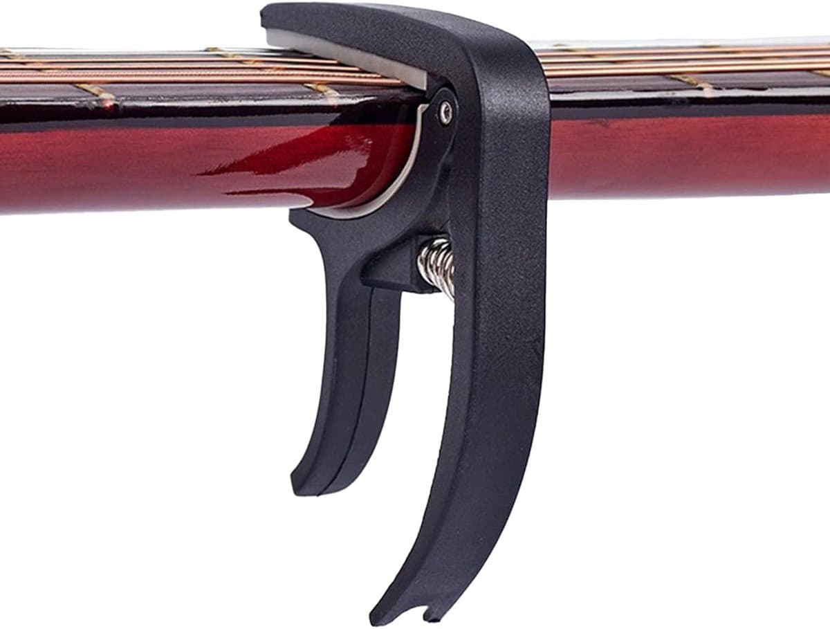 Gitaar Capo - Gitaar Accessoire - Instrument Stemmen - Beschermt Toets - 10.8 x 7.9 cm