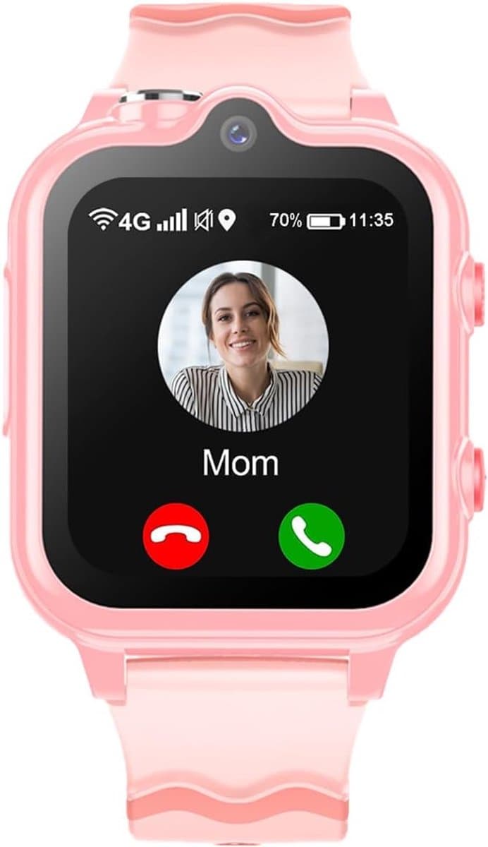 4G Kinder Smartwatch met GPS, Wifi Bellen en Camera voor Jongens en Meisjes
