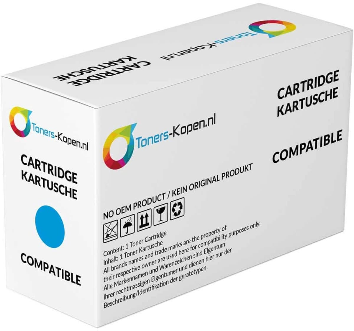 Canon - toner cartridge - 055H - cyaan - Huismerk - geschikt voor I-Sensys LBP660, LBP660, LBP663CDW, LBP664CX