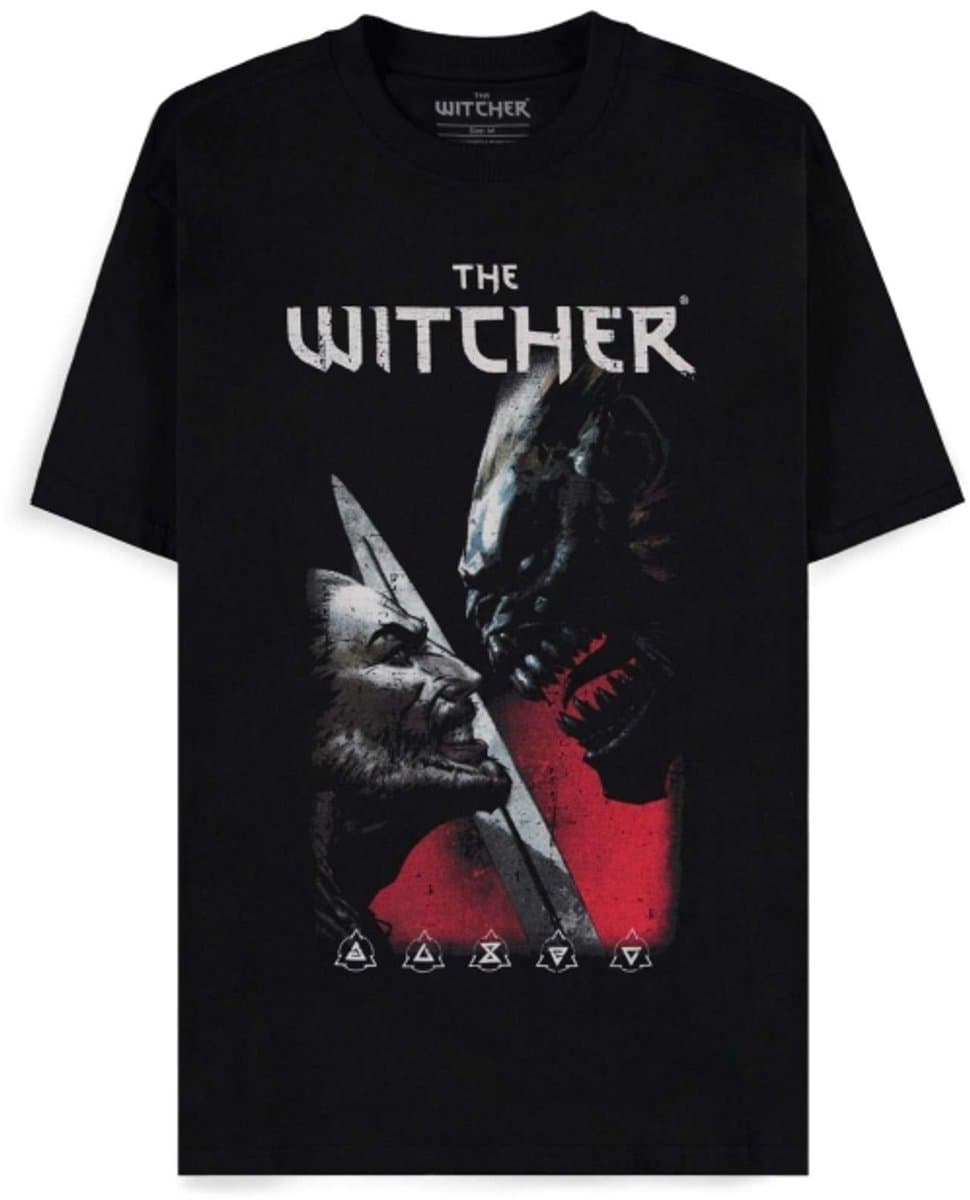 The Witcher The Curse of Crows Heren T-shirt - zwart - S