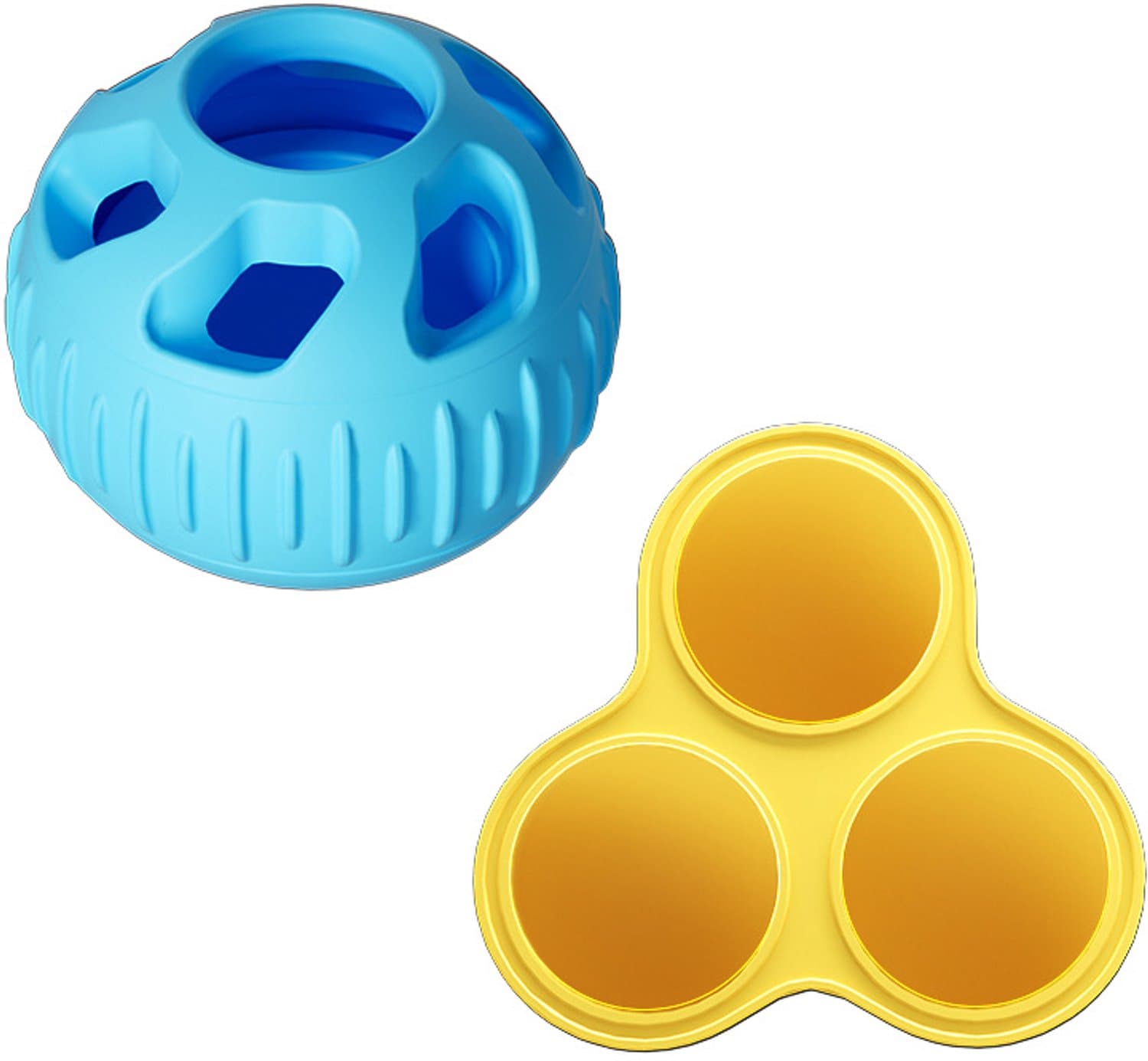 Sanorum Lukbal voor honden - Likbal hond - Siliconen Slow Feeder - Voerbal - Kauwbal - Speelbal - Hondenspeelgoed - Bal + Tablet - Mal