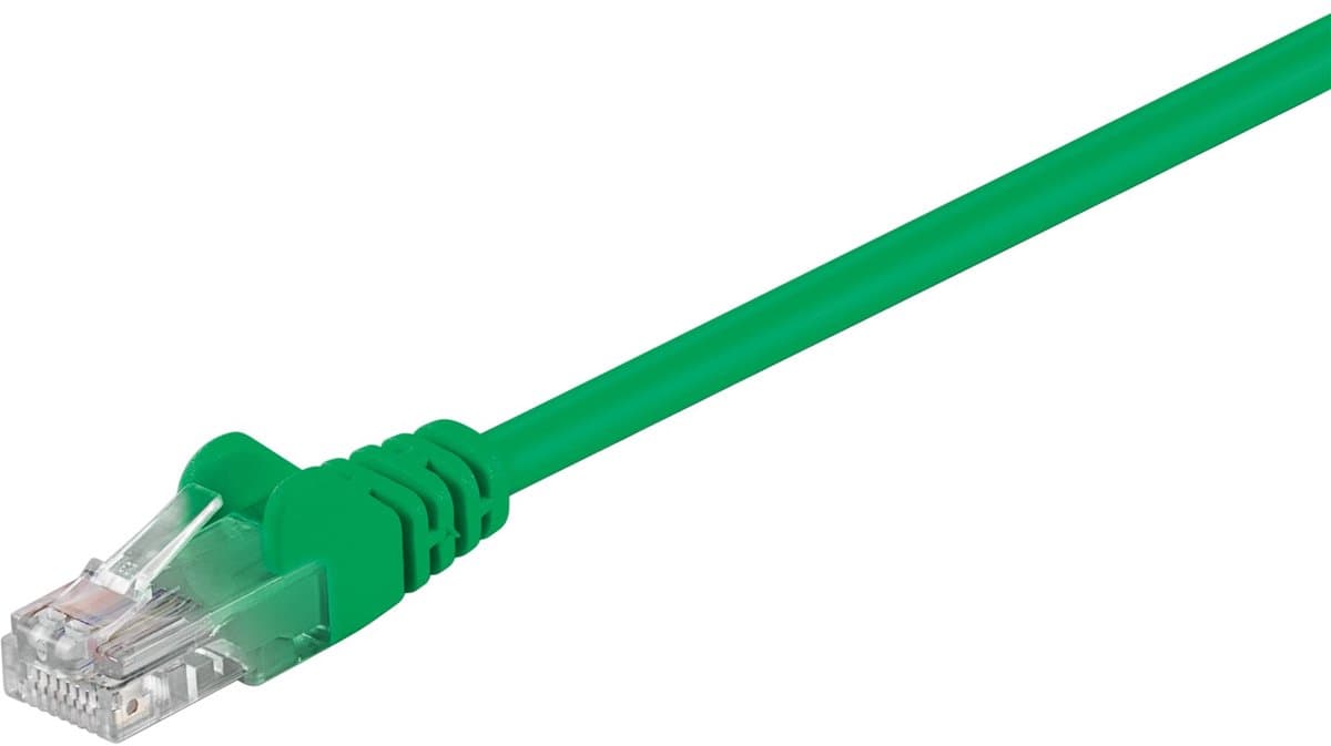 Wentronic CAT5E Netwerkkabel - RJ45 - Groen - 10 m