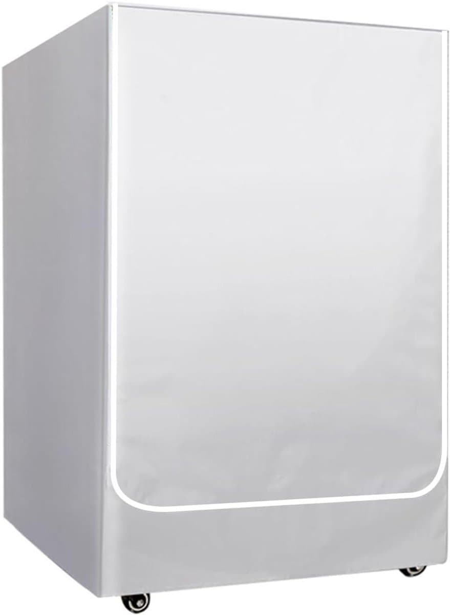 Allecta - Waterdichte afdekking voor wasmachine en droger 60 x 65 x 90 cm - Grijs, stofdicht, UV-bescherming
