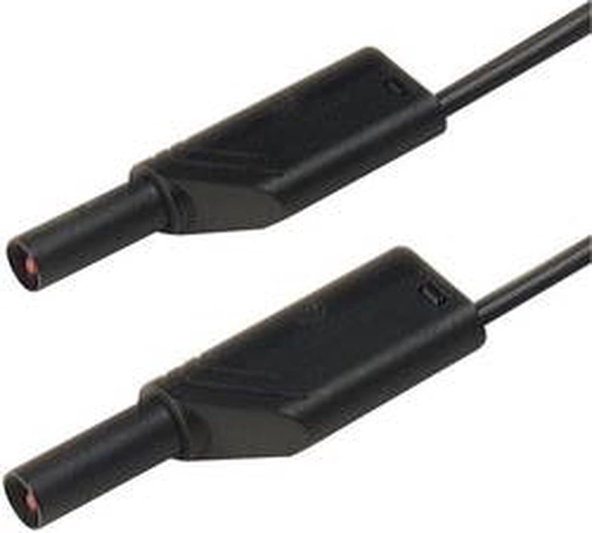 SKS Hirschmann MLS WS 200/2,5 sw Veiligheidsmeetsnoer Banaanstekker 4 mm Banaanstekker 4 mm 2.00 m Zwart 1 stuk(s)