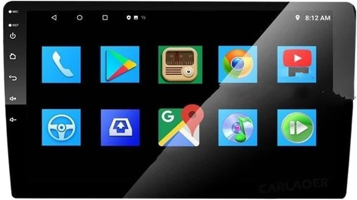 Autoradio Multimedia - Auto Head Unit - Navigatie Muziek - Ingebouwde Wifi Bluetooth - 10 inch Scherm - Zwart