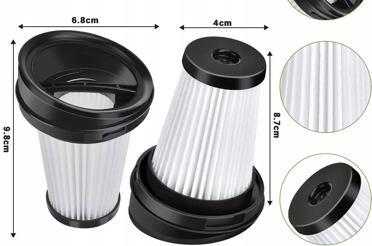 AreoSe - HEPA-filter voor GRUNDIG VCH 96 98 GORENJE SVC144 180 216 - 3 stuks