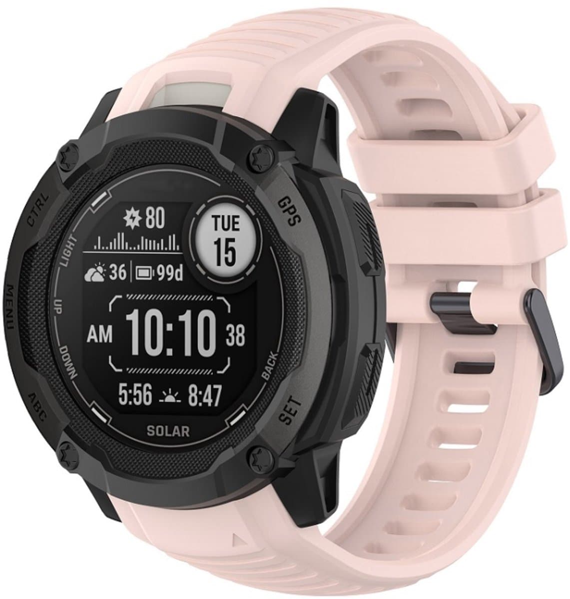 For Garmin Instinct 2X Sports Silicone Replacement Watch Band(Pink)