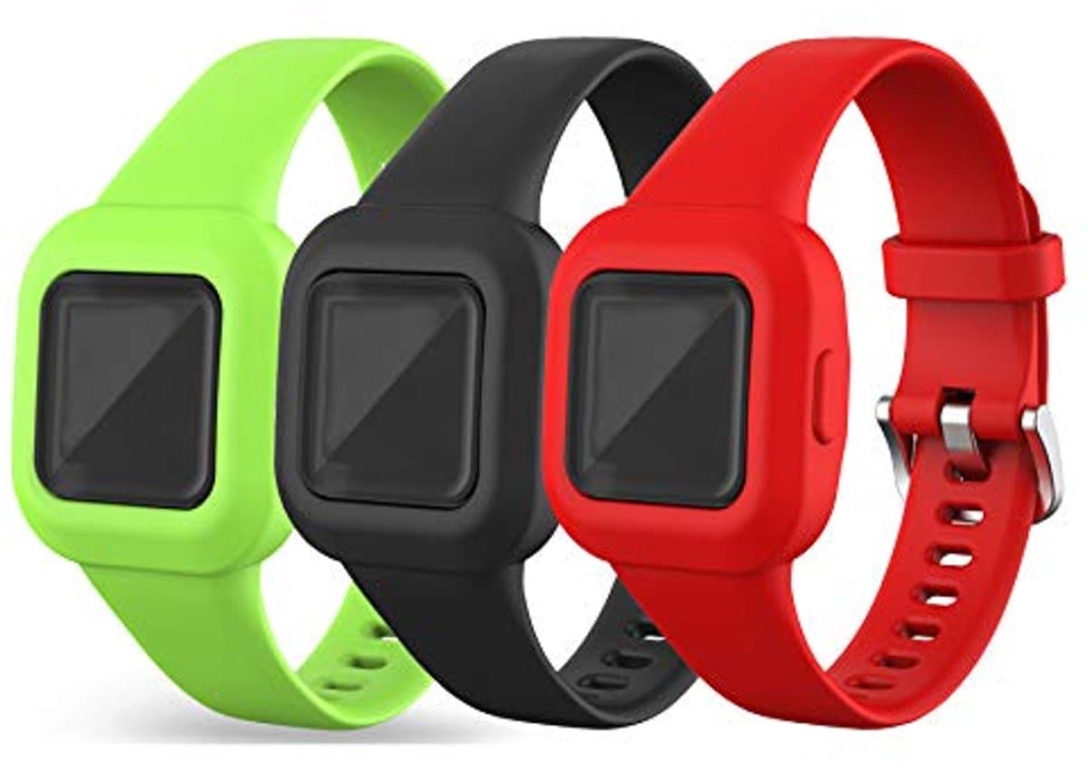 Verstelbare Silicagel Sportarmbanden voor Kinderen - 3-Pack, Compatibel met Fitness Tracker