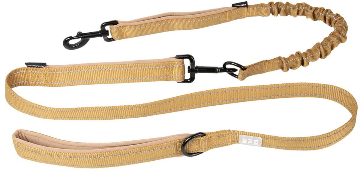 duvoplus EXPLOR Ultimate Fit leiband 2in1 Classic voor honden 180cm-16mm honey gold