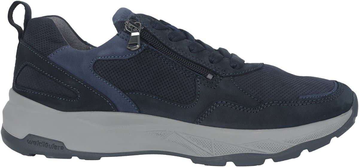 Waldläufer H-Tom - heren sneaker - Blauw - maat 47 (EU) 12 (UK)