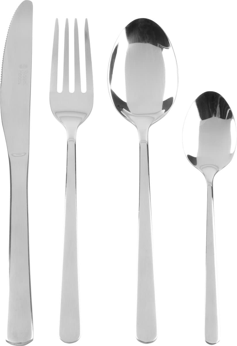 Russell Hobbs Cutlery Set roestvrij staal 24 PC 6 persoons Tableware Deluxe Wenen