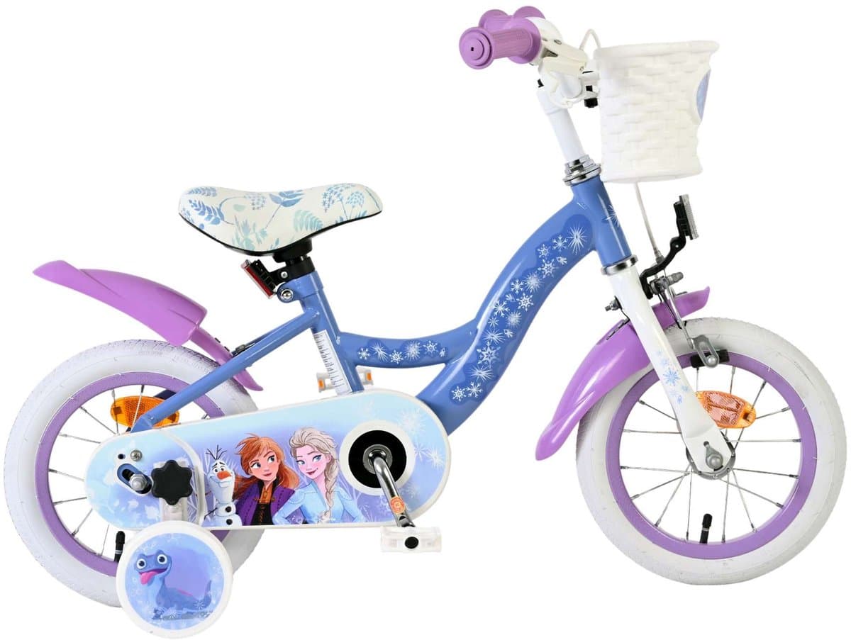 Disney Frozen 2 Kinderfiets - Meisjes - 12 inch - Blauw/Paars