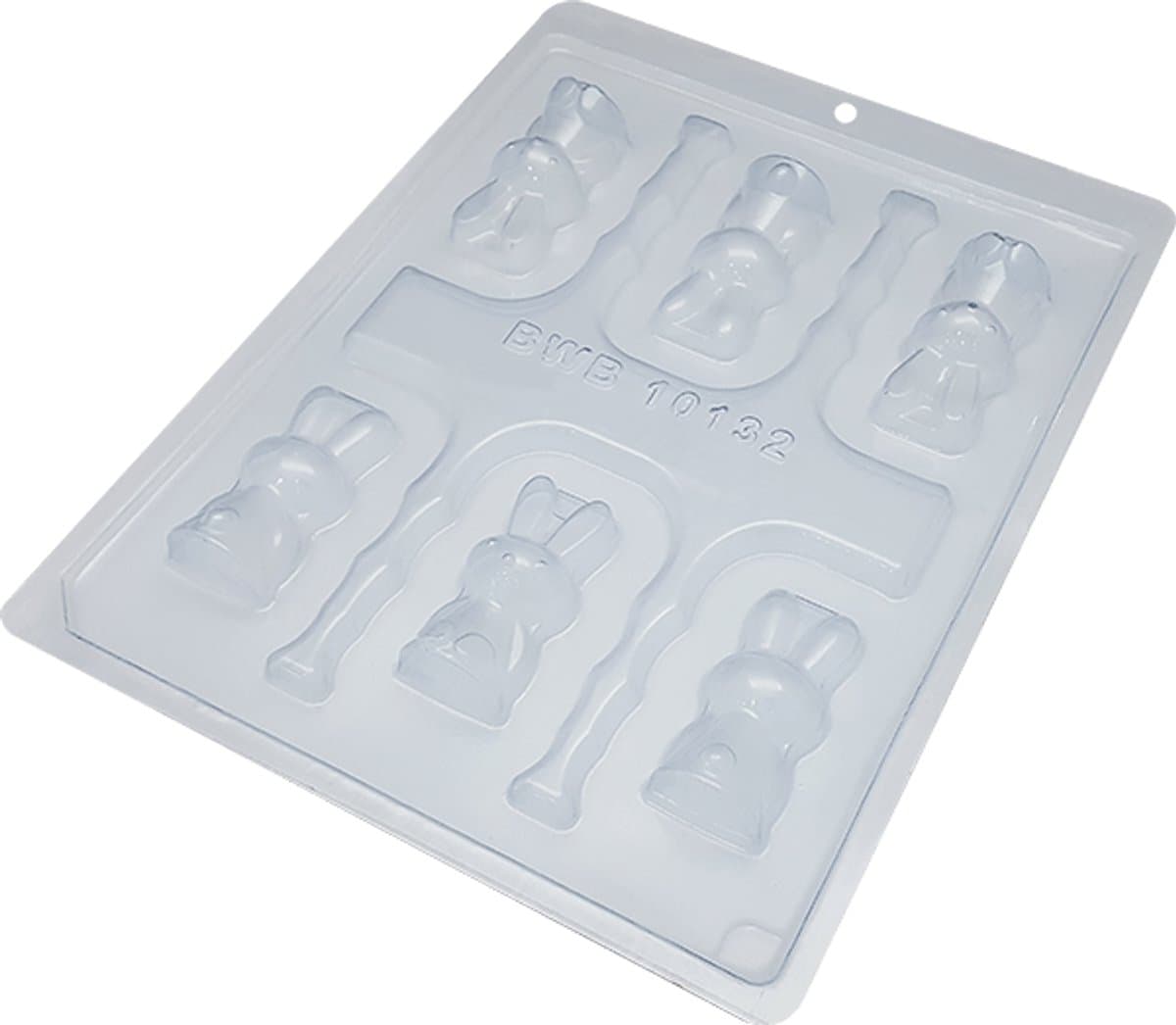 BWB chocolade mal mini zittend konijn