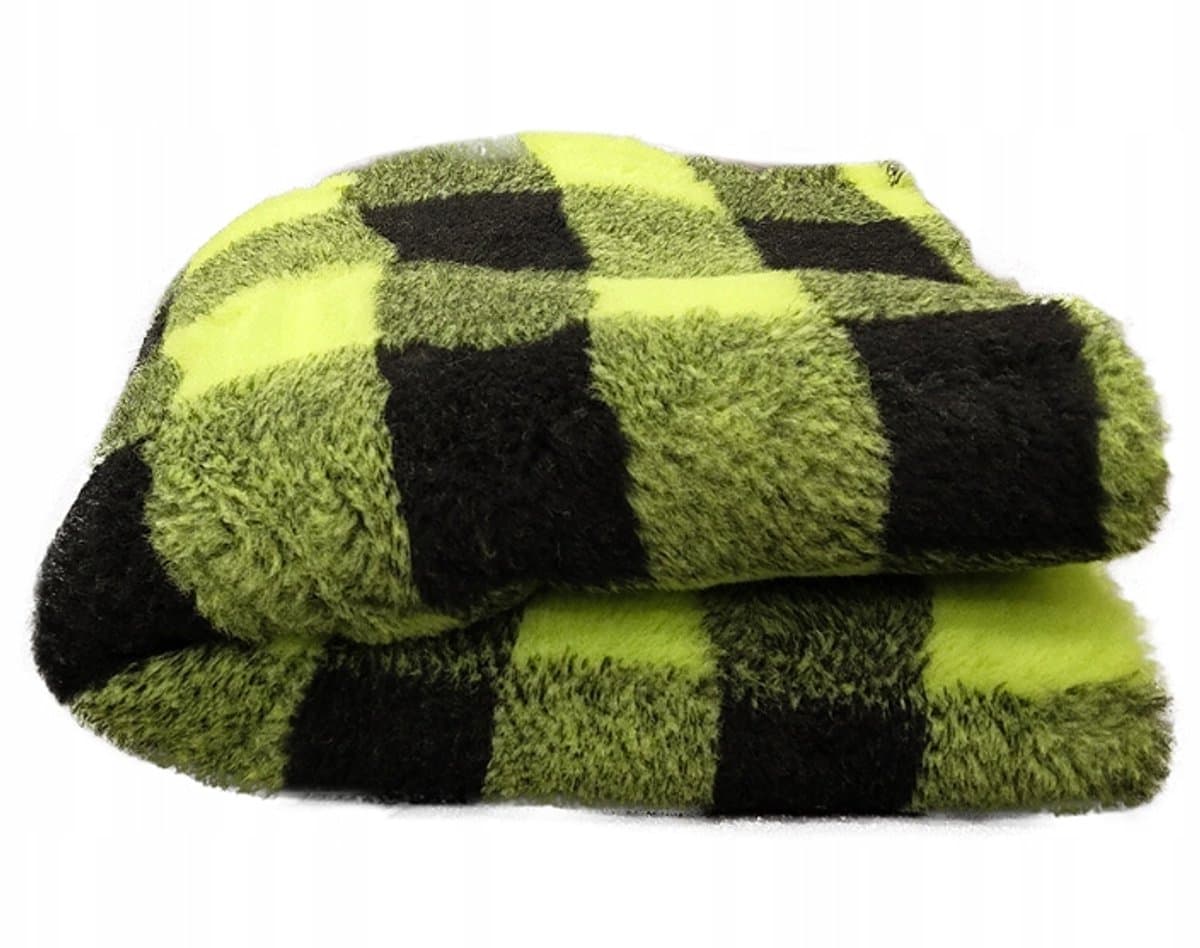Droogbed Hondenmand Antislip 28mm Limonengroen-Zwart 100x75cm