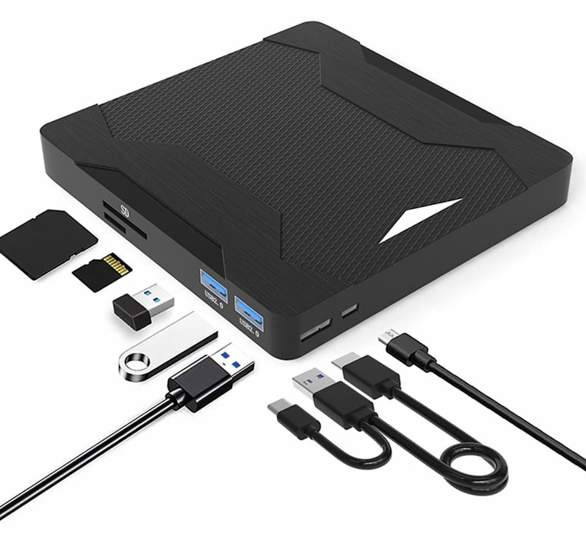 Zeynomax - Externe DVD Drive - Portable USB 3.0 - Eenvoudig te gebruiken - Compact formaat - Breed compatibel - Ideaal voor laptops