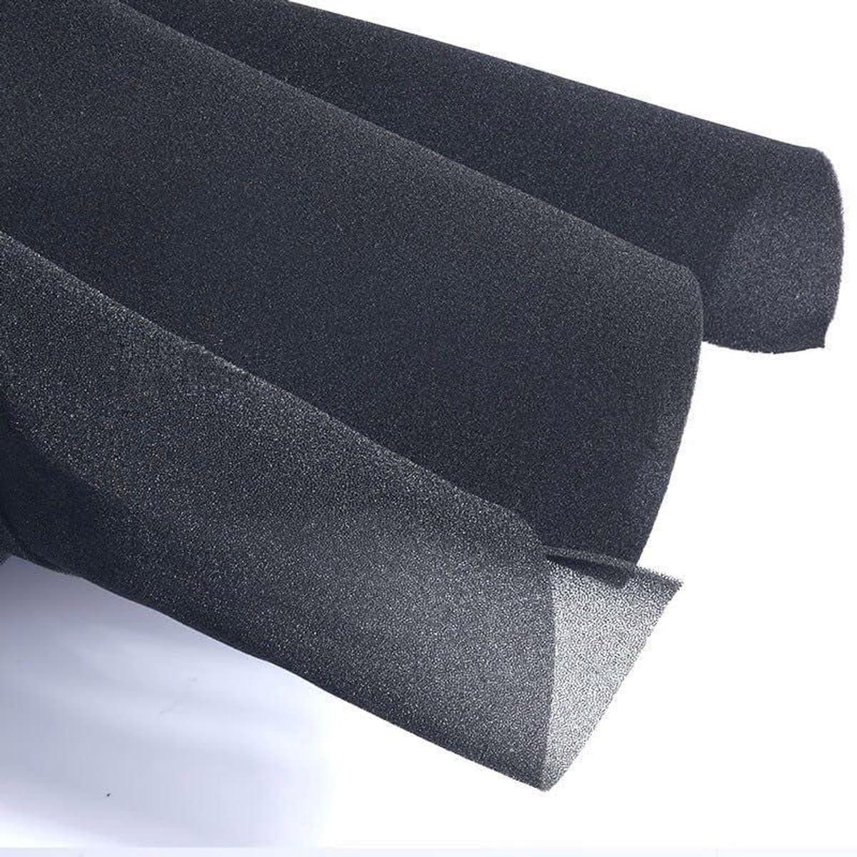 Luidsprekerdoek - Speaker Mesh Grill - Bescherming Luidsprekers - Akoestisch Transparant - 1 x 1 x 1 cm - Zwart