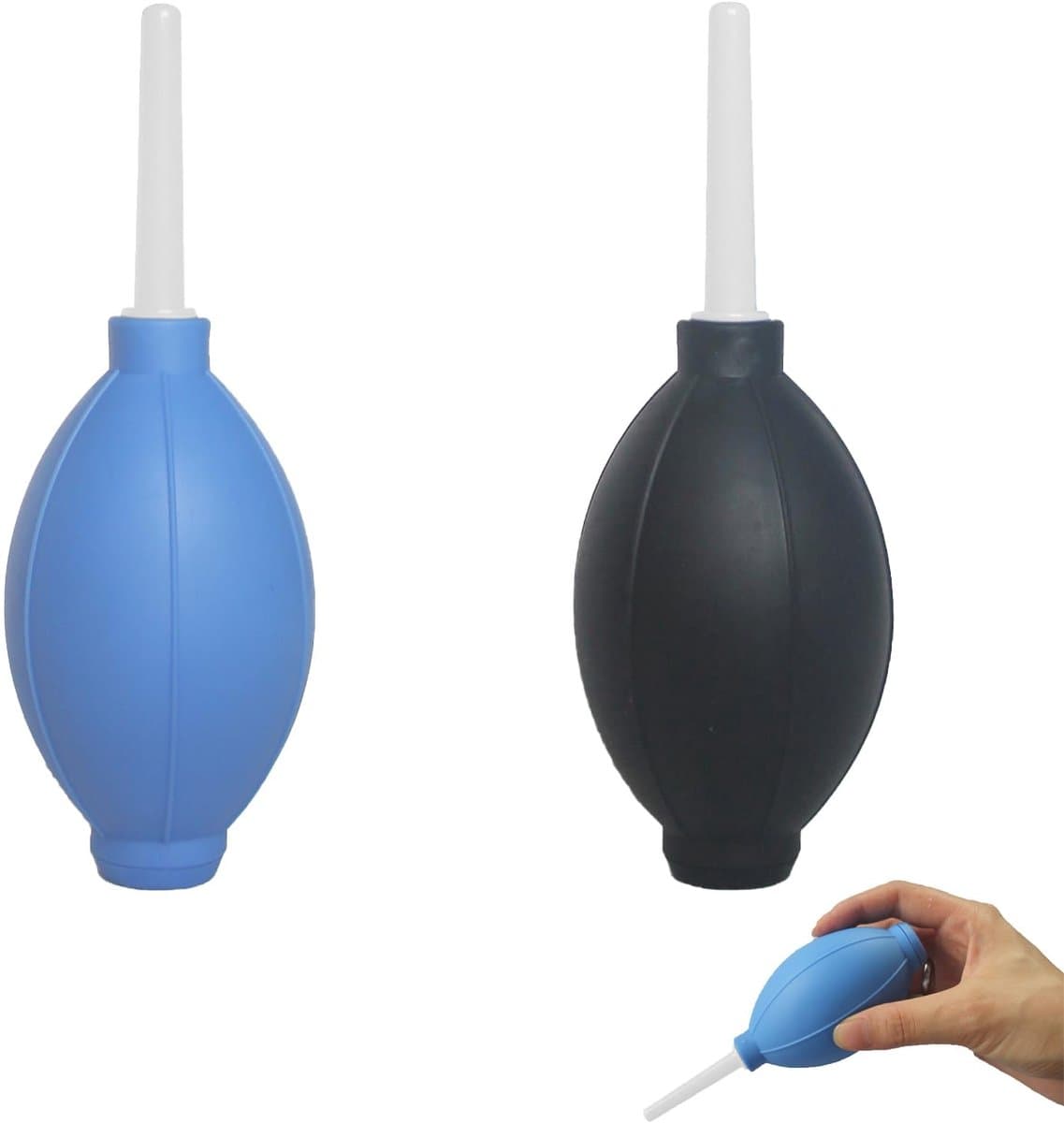 Dailygoody - Blaasbalgcamera - Stofblower Set - Professionele reiniging - Zwart-blauw - Voor lens en sensor - Gevoelige oppervlakken