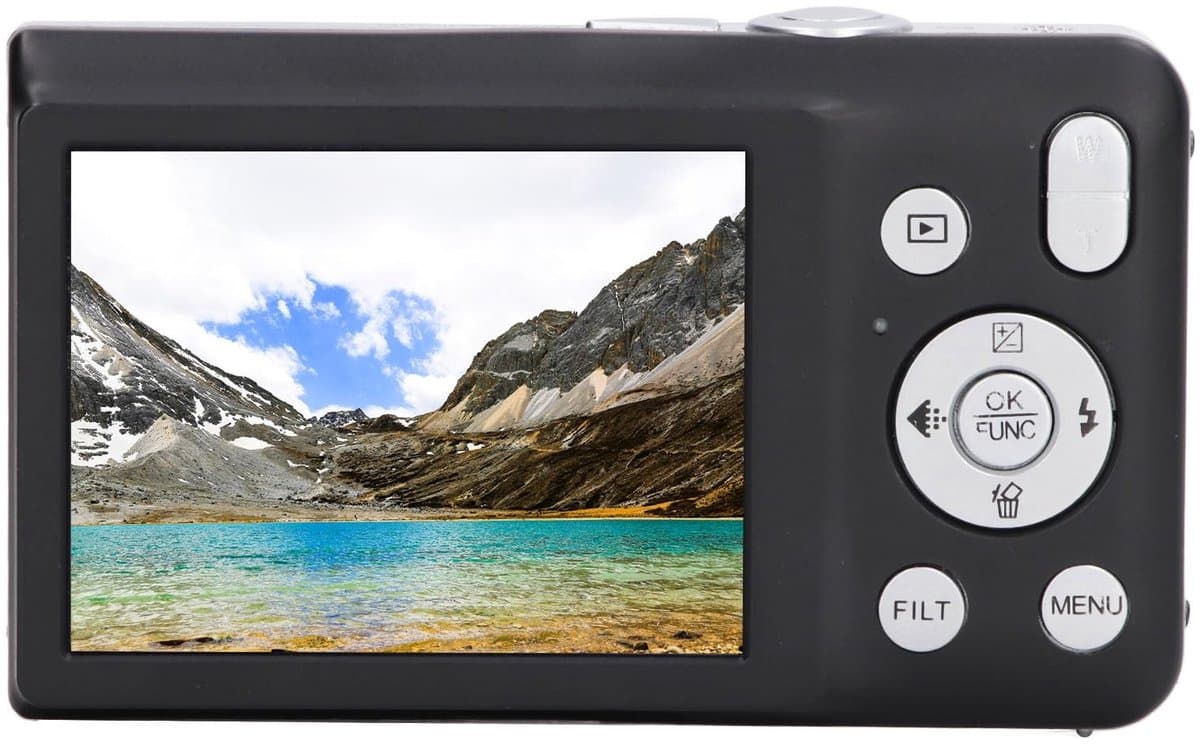 Store_7 - Digitale Camera - 8K HD - Compacte camera met 16x zoom - Zwart - Perfect voor fotografie en video-opnames - Hoogwaardige beeldkwaliteit -...