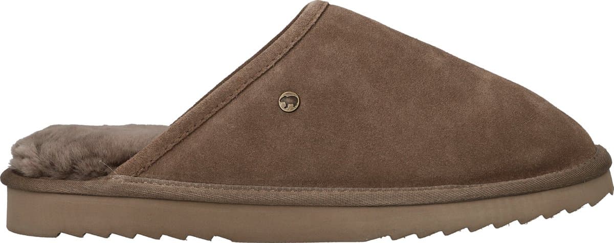 Warmbat Classic Unisex Suede Heren Sloffen - Mud