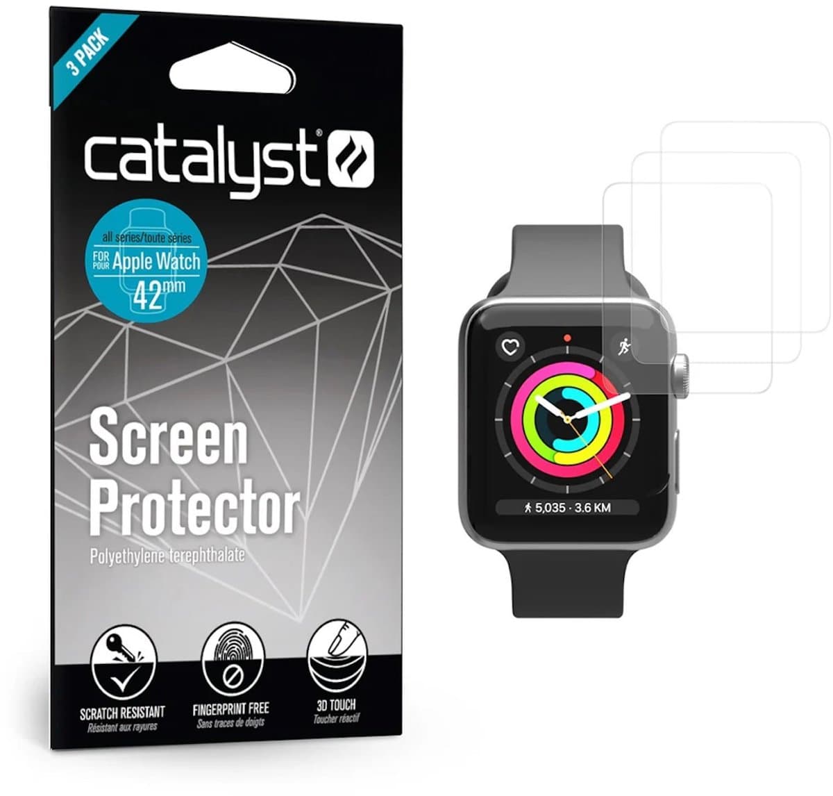 Catalyst Screenprotector Apple Watch 42mm (Series 2/3)