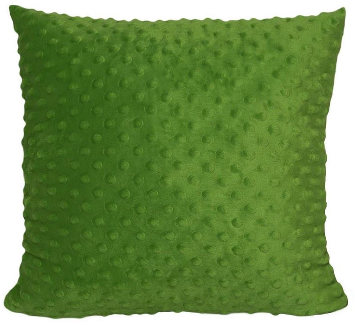 Extrapościel - Decoratieve Kussenhoes - 40x40 cm - Groen - Minky - Verborgen Rits