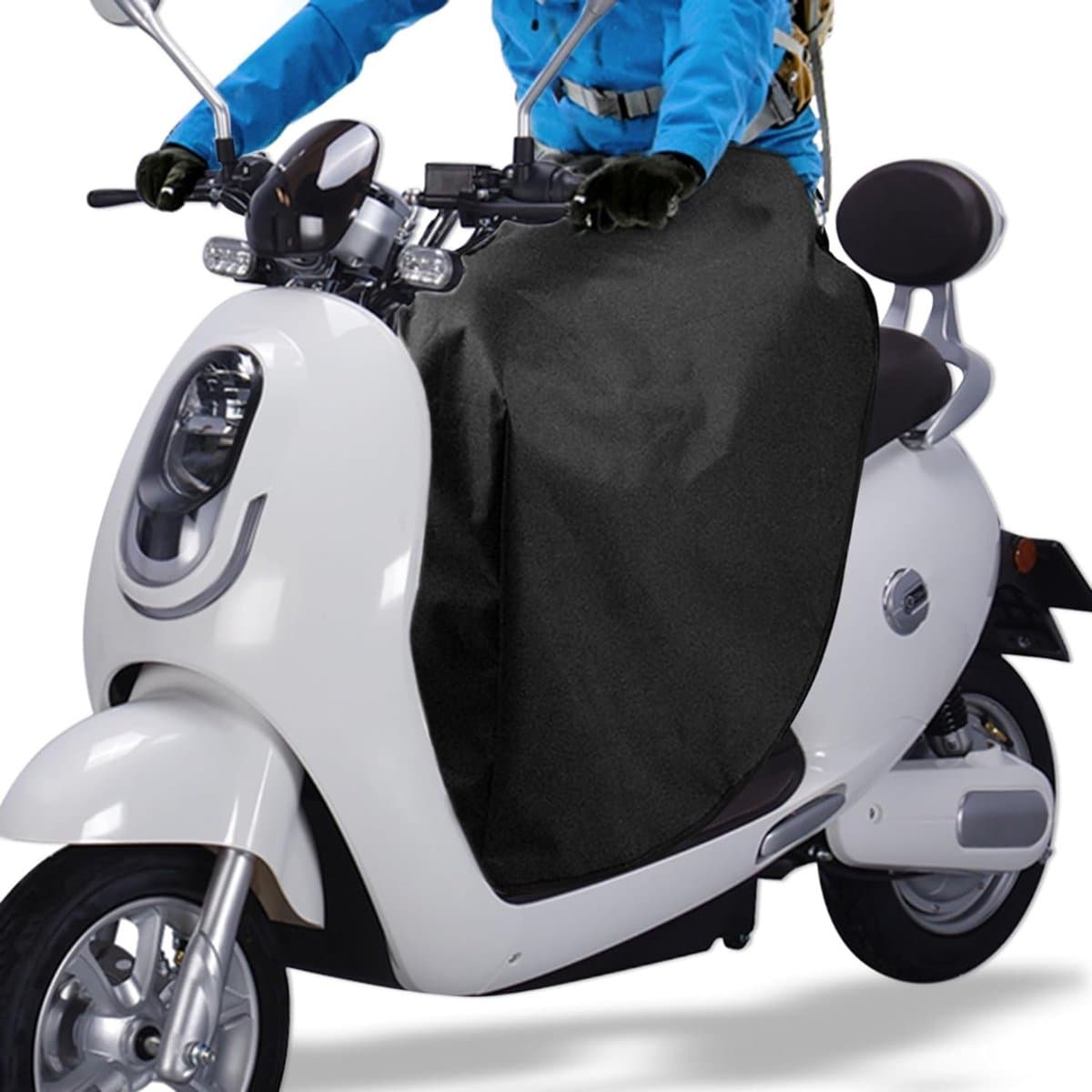 DYNA® Beenkleed Scooter - Scooterkleed - Universeel Beenkleed - 4 Lagen Stof - met Zak- Ijzer- 27cm x 25cm x 7cm