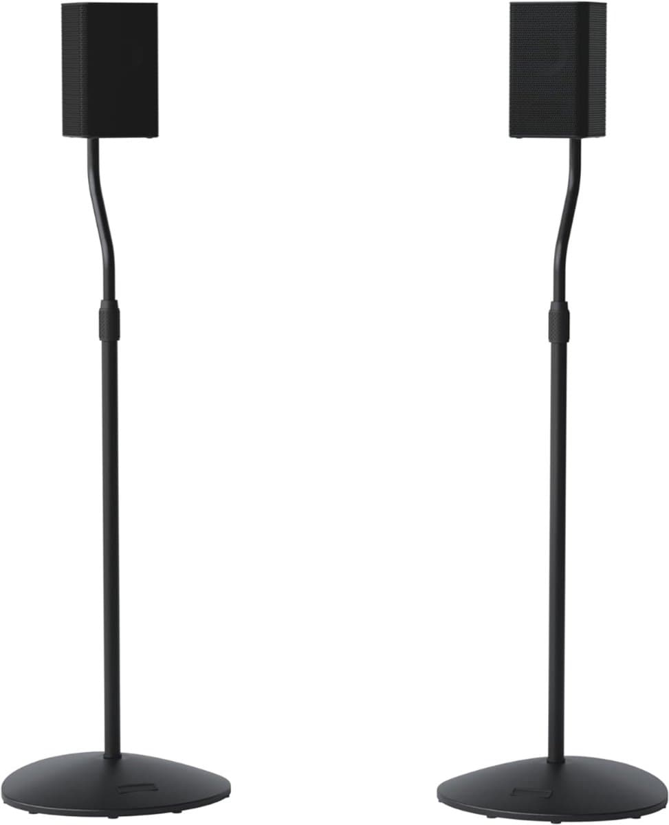AMA® Luidspreker Standaard - Standaard - Luidsprekerstandaard - Zwart - 96.52cm