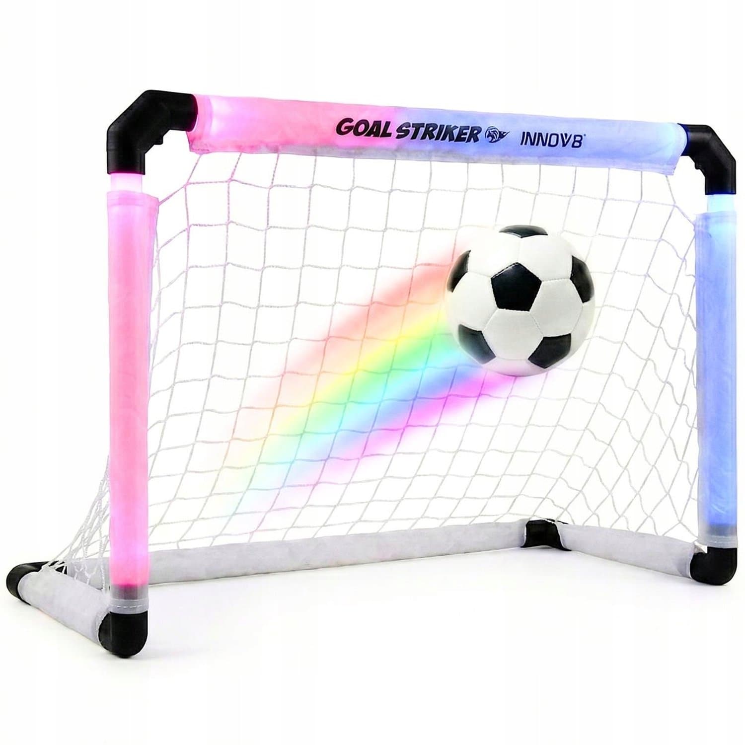 Enero LED Voetbaldoel 71x50cm voor Kinderen - Verlicht en Draagbaar