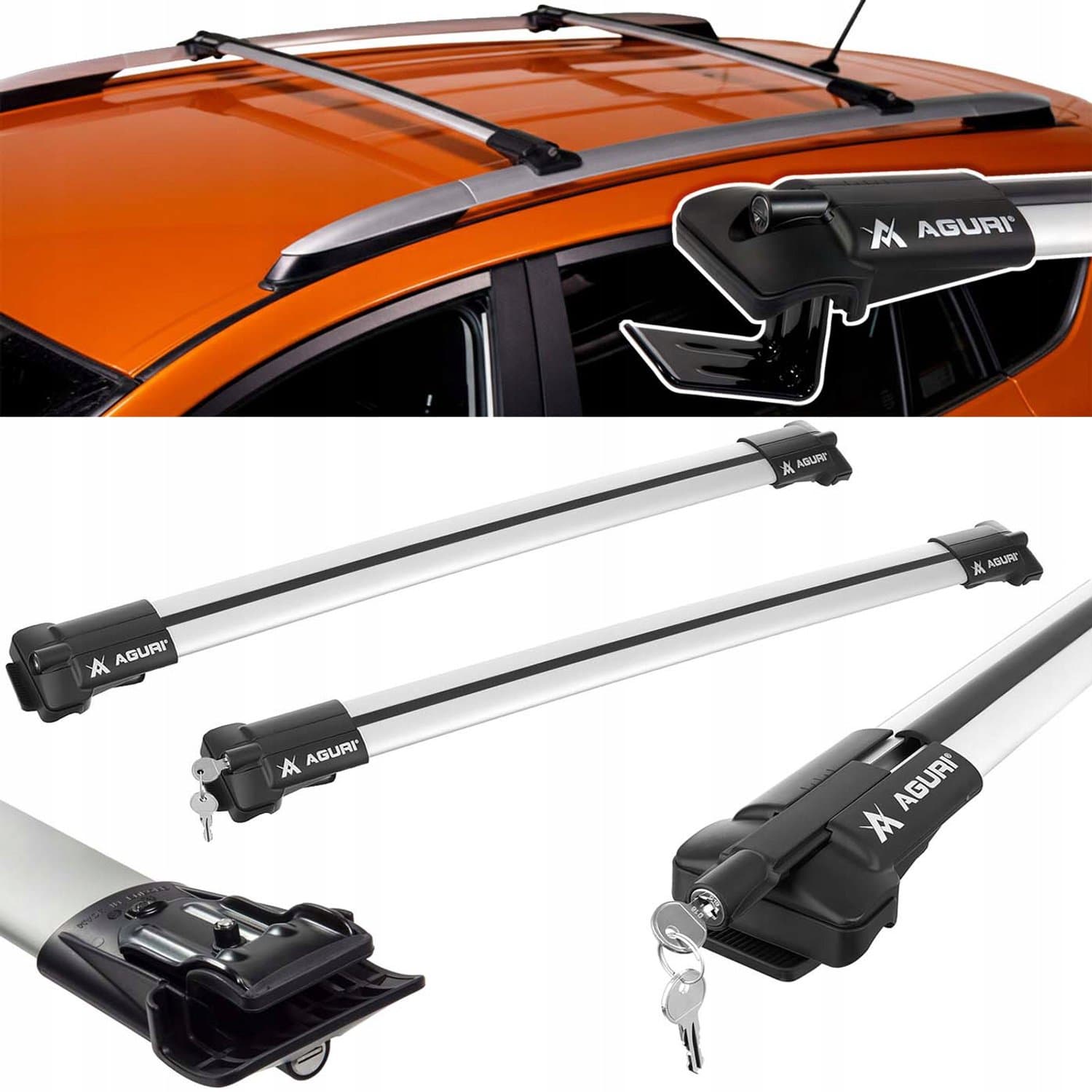 Dakdragers Aluminium voor Fiat Marea Weekend (1996-2003) - Open Relingen