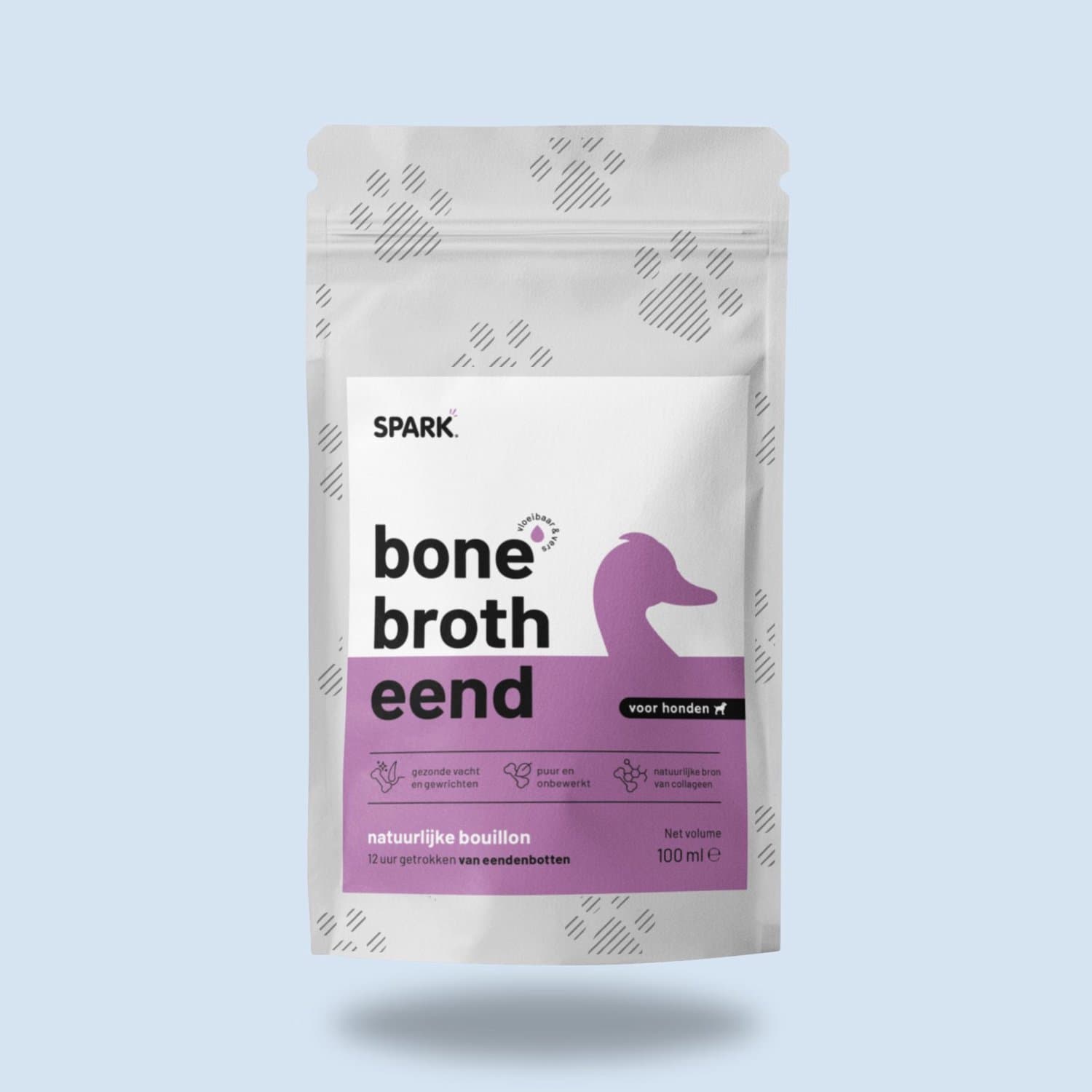 Bottenbouillon Natuurlijk - Pure Bone Broth - Honden & Katten - Eend