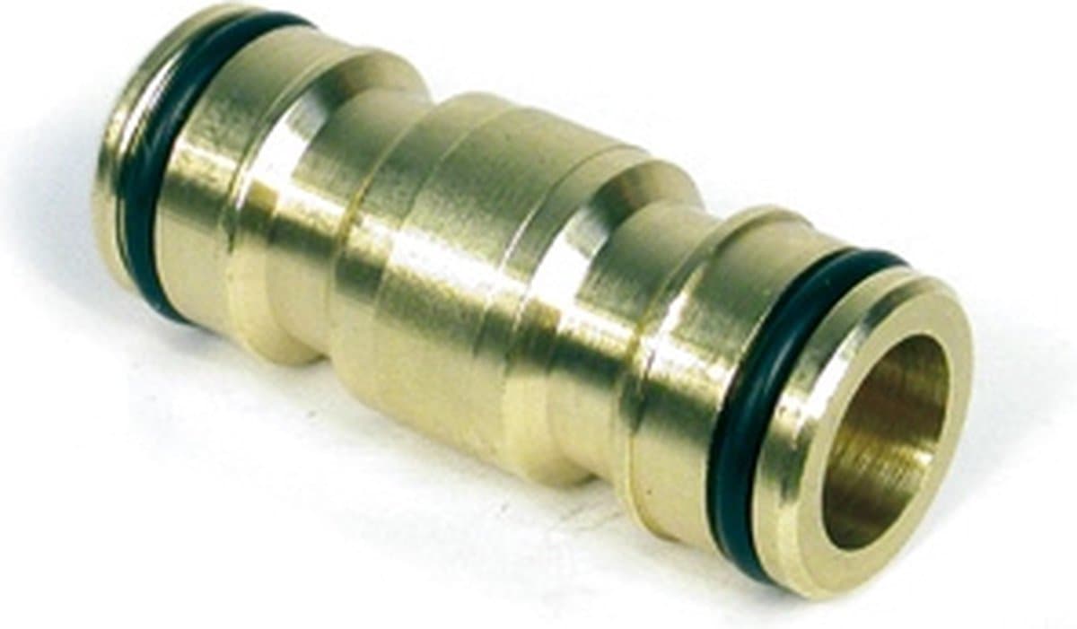 Talen Tools - Dubbele Nippel - Groot Debiet - Messing