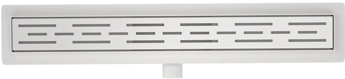 Douchegoot Classic 90 mat wit 1.2mm base/2mm by L'Aqua®