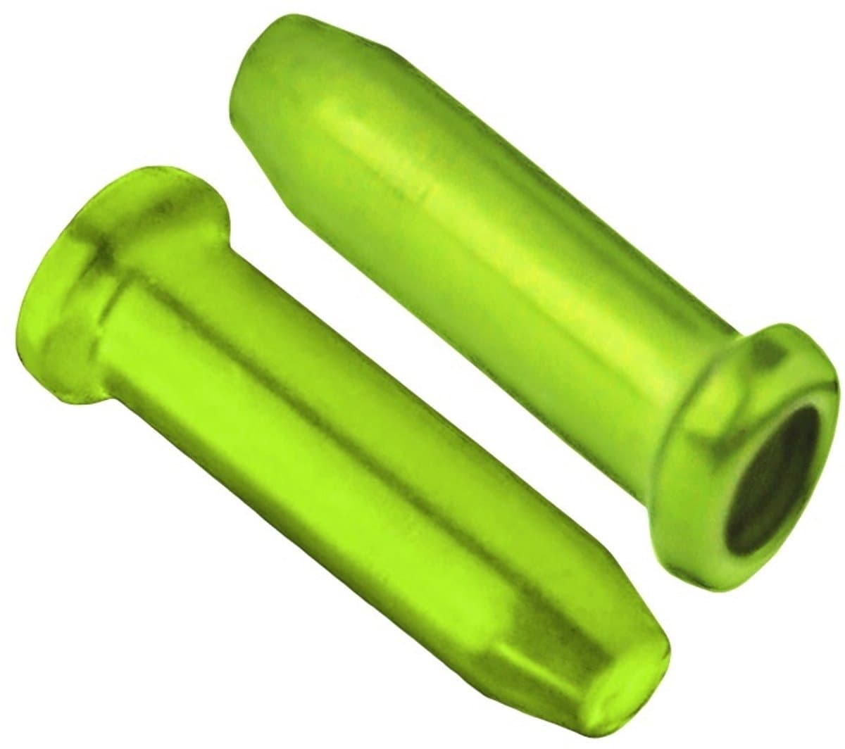 Set van 2 Aluminium Remkabel Eindkapjes - Groen